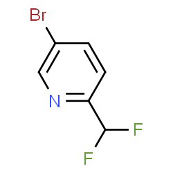 ChemSpider 2D Image | 3-Bromo-6-(difluoromethyl)pyridine | C6H4BrF2N