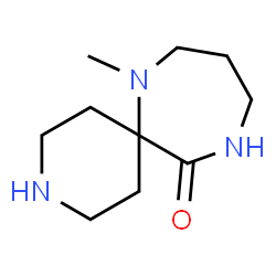ChemSpider 2D Image | 7-Methyl-3,7,11-triazaspiro[5.6]dodecan-12-one | C10H19N3O