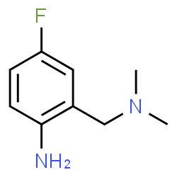 ChemSpider 2D Image | 2-[(Dimethylamino)methyl]-4-fluoroaniline | C9H13FN2