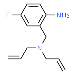 ChemSpider 2D Image | 2-[(Diallylamino)methyl]-4-fluoroaniline | C13H17FN2