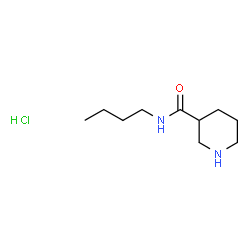 ChemSpider 2D Image | N-butylpiperidine-3-carboxamide hydrochloride | C10H21ClN2O