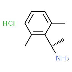 ChemSpider 2D Image | (1R)-1-(2,6-Dimethylphenyl)ethanamine hydrochloride (1:1) | C10H16ClN