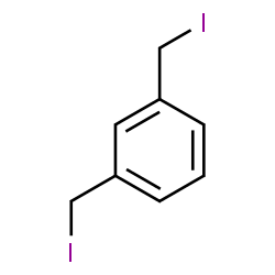 ChemSpider 2D Image | 1,3-Bis(iodomethyl)benzene | C8H8I2