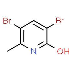 ChemSpider 2D Image | 3,5-dibromo-6-methylpyridin-2-ol | C6H5Br2NO
