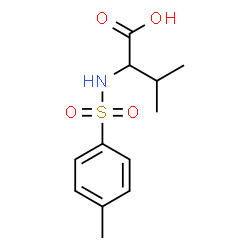 ChemSpider 2D Image | N-[(4-Methylphenyl)sulfonyl]valine | C12H17NO4S