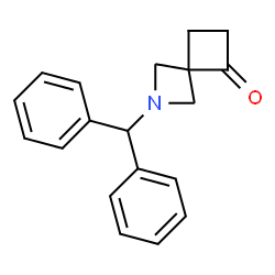 ChemSpider 2D Image | 2-Diphenylmethyl-2-azaspiro[3.3]heptan-5-one | C19H19NO