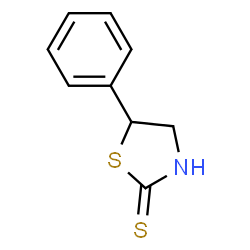 ChemSpider 2D Image | 5-Phenylthiazolidine-2-thione | C9H9NS2