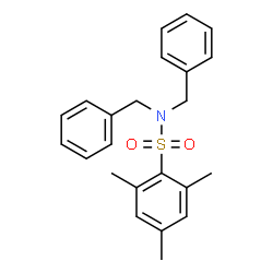 ChemSpider 2D Image | N,N-Dibenzyl-2,4,6-trimethylbenzenesulfonamide | C23H25NO2S