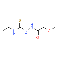 ChemSpider 2D Image | N-Ethyl-2-(methoxyacetyl)hydrazinecarbothioamide | C6H13N3O2S