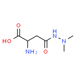 ChemSpider 2D Image | 2-Amino-4-(2,2-dimethylhydrazino)-4-oxobutanoic acid | C6H13N3O3