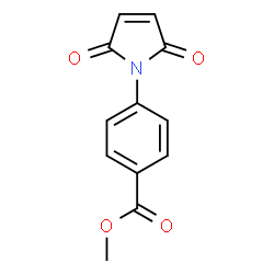 ChemSpider 2D Image | Methyl 4-(2,5-dioxo-2,5-dihydro-1H-pyrrol-1-yl)benzoate | C12H9NO4