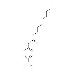 ChemSpider 2D Image | N-[4-(Diethylamino)phenyl]decanamide | C20H34N2O