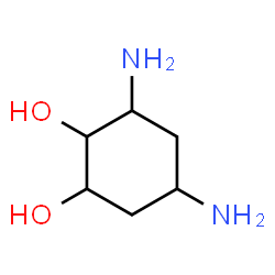 ChemSpider 2D Image | 3,5-Diamino-1,2-cyclohexanediol | C6H14N2O2
