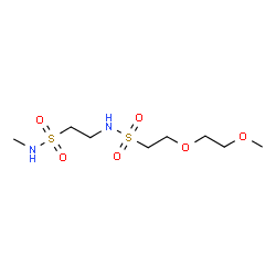 ChemSpider 2D Image | N-Methyl-2,5-dioxa-8-thia-9-azaundecane-11-sulfonamide 8,8-dioxide | C8H20N2O6S2