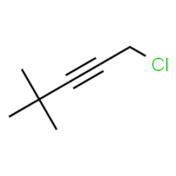 ChemSpider 2D Image | 1-Chloro-4,4-dimethyl-2-pentyne | C7H11Cl