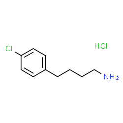 ChemSpider 2D Image | 4-(4-Chlorophenyl)-1-butanamine hydrochloride (1:1) | C10H15Cl2N