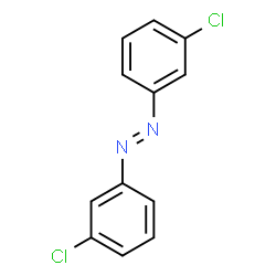 ChemSpider 2D Image | Bis-(3-chlorophenyl)-diazene | C12H8Cl2N2