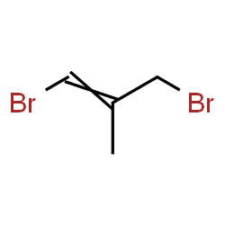 ChemSpider 2D Image | 1,3-Dibromo-2-methyl-1-propene | C4H6Br2