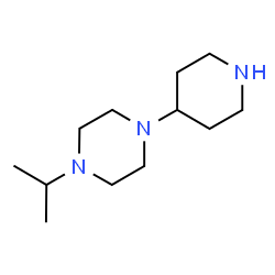 ChemSpider 2D Image | 1-Isopropyl-4-(4-piperidinyl)piperazine | C12H25N3