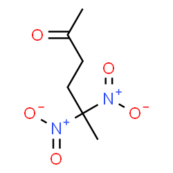 ChemSpider 2D Image | 5,5-Dinitro-2-hexanone | C6H10N2O5