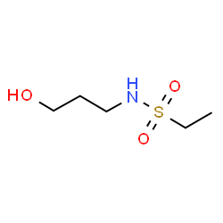 ChemSpider 2D Image | N-(3-Hydroxypropyl)ethanesulfonamide | C5H13NO3S