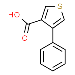 ChemSpider 2D Image | 4-Phenyl-3-thiophenecarboxylic acid | C11H8O2S