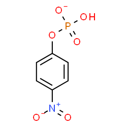ChemSpider 2D Image | 4-Nitrophenyl hydrogen phosphate | C6H5NO6P