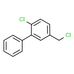 ChemSpider 2D Image | 2-Chloro-5-(chloromethyl)biphenyl | C13H10Cl2