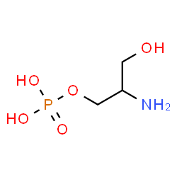 ChemSpider 2D Image | 2-Amino-3-hydroxypropyl dihydrogen phosphate | C3H10NO5P