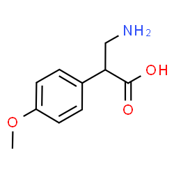ChemSpider 2D Image | 3-Amino-2-(4-methoxyphenyl)propanoic acid | C10H13NO3