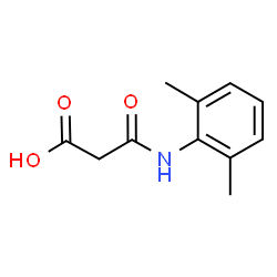 ChemSpider 2D Image | 3-[(2,6-Dimethylphenyl)amino]-3-oxopropanoic acid | C11H13NO3