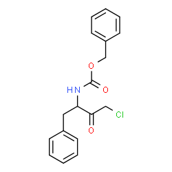 ChemSpider 2D Image | (S)-Benzyl (1-benzyl-3-chloro-2-oxopropyl)carbamate | C18H18ClNO3