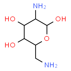 ChemSpider 2D Image | 2,6-Diamino-2,6-dideoxyhexopyranose | C6H14N2O4