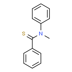 ChemSpider 2D Image | N-Methyl-N-phenylbenzenecarbothioamide | C14H13NS
