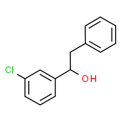 ChemSpider 2D Image | 1-(3-Chlorophenyl)-2-phenylethanol | C14H13ClO