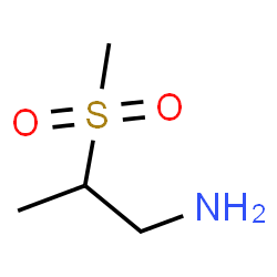 ChemSpider 2D Image | 2-(Methylsulfonyl)-1-propanamine | C4H11NO2S