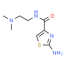 ChemSpider 2D Image | 2-amino-N-[2-(dimethylamino)ethyl]-4-Thiazolecarboxamide | C8H14N4OS