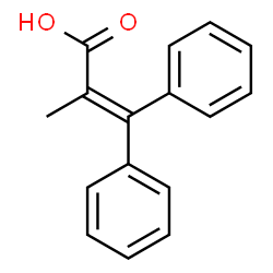 ChemSpider 2D Image | 2-Methyl-3,3-diphenylacrylic acid | C16H14O2
