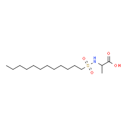 ChemSpider 2D Image | N-(Dodecylsulfonyl)alanine | C15H31NO4S