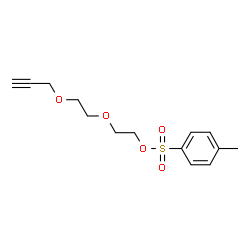ChemSpider 2D Image | 2-[2-(2-Propyn-1-yloxy)ethoxy]ethyl 4-methylbenzenesulfonate | C14H18O5S