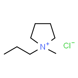 ChemSpider 2D Image | 1-Methyl-1-propylpyrrolidinium chloride | C8H18ClN