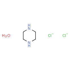 ChemSpider 2D Image | piperazine dichloride monohydrate | C4H12Cl2N2O