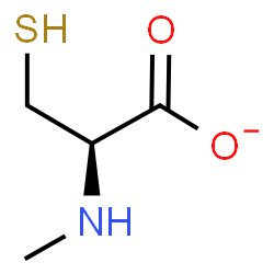 ChemSpider 2D Image | S-methyl-l-cysteinate | C4H8NO2S
