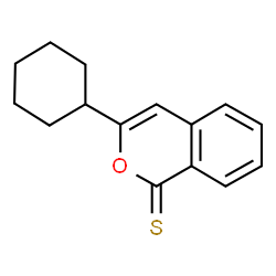 ChemSpider 2D Image | Cyclohexyl-1H-isochromene-1-thione | C15H16OS