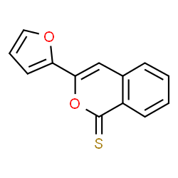 ChemSpider 2D Image | 3-(2-Furyl)-1H-isochromene-1-thione | C13H8O2S