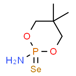 ChemSpider 2D Image | 5,5-Dimethyl-1,3,2-dioxaphosphinan-2-amine 2-selenide | C5H12NO2PSe