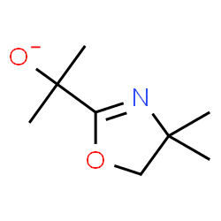 ChemSpider 2D Image | 4,4-dimethyl-2-oxazolyldimethylmethanolate | C8H14NO2