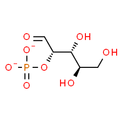 ChemSpider 2D Image | arabinose phosphate | C5H9O8P
