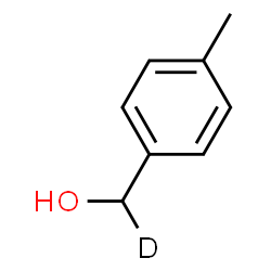 ChemSpider 2D Image | (4-Methylphenyl)(~2~H_1_)methanol | C8H9DO