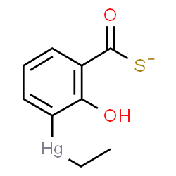 ChemSpider 2D Image | ethylmercurithiosalicylate | C9H9HgO2S